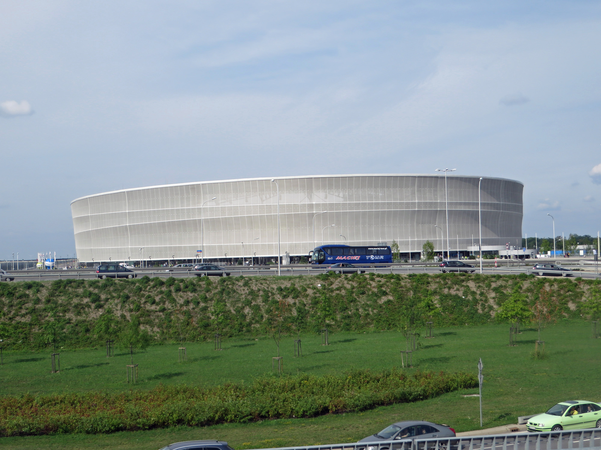 Das Stadion in Wroclaw, gebaut zur EM 2012