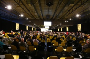 Auch am Montag war die Westfalenhalle 3 wieder gut gefüllt