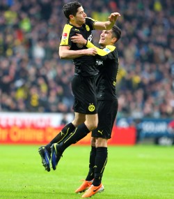 Lewandowski scored twice