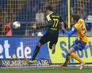 0-1 Aubameyang 0-1 Aubameyang