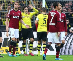 Mats Hummels bejubelt sein Tor zum 1:0. Mats Hummels bejubelt sein Tor zum 1:0.