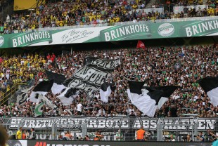 Aktion der Gladbacher gegen Betretungsverbote