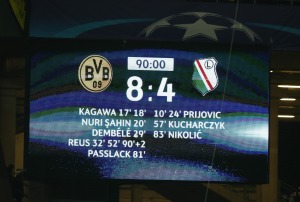 Wettballern in der Champions League