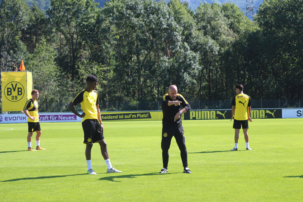 Peter Bosz im Einsatz