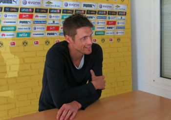 Kehl getting interviewed Kehl getting interviewed