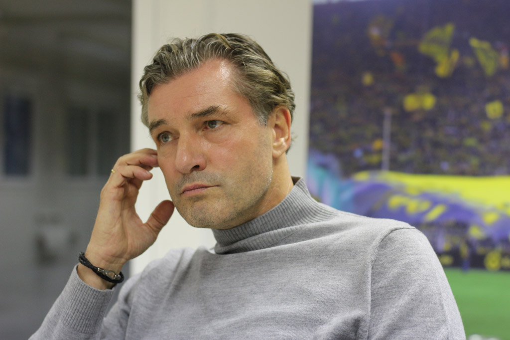 Michael Zorc im Gespräch mit schwatzgelb.de