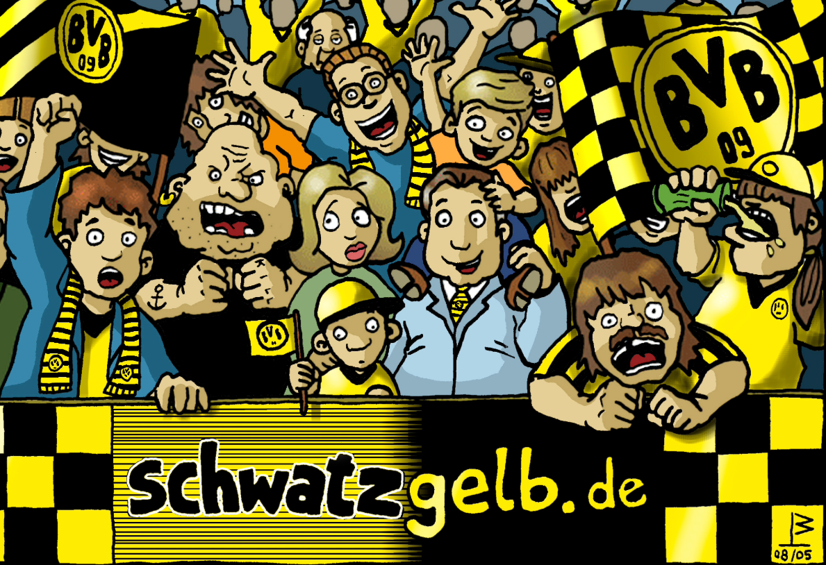 EIne Comic-Zeichnung von schwatzgelb.de als Artikelbild für den Relaunch 2026.