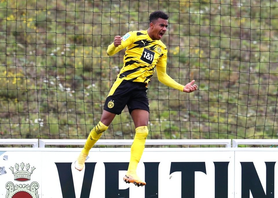 Knauff beim Torjubel